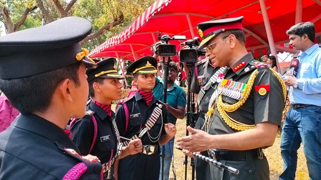 First Batch of Women Officers Commissioned in Regiment of Artillery