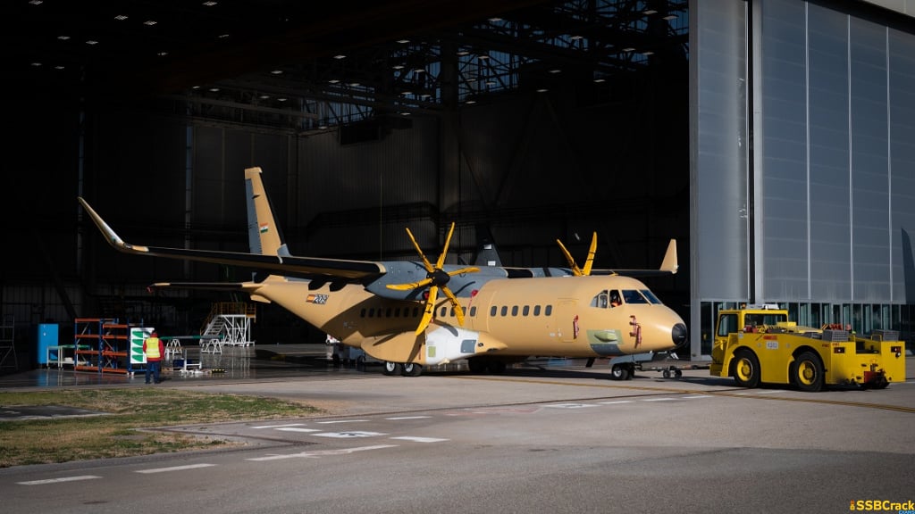 First Look at the First C 295 Transport Aircraft of India