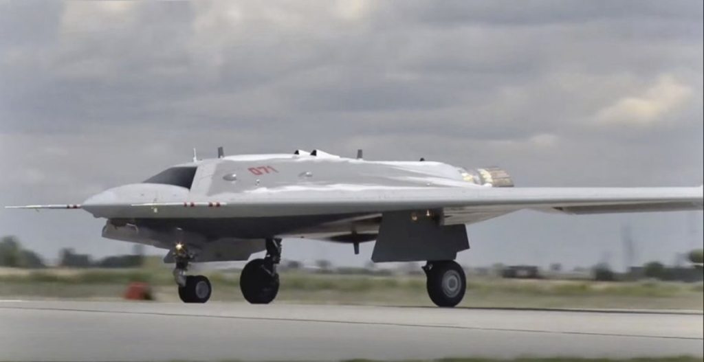 Russia Tests New Armed Stealth Drone Okhotonik 2