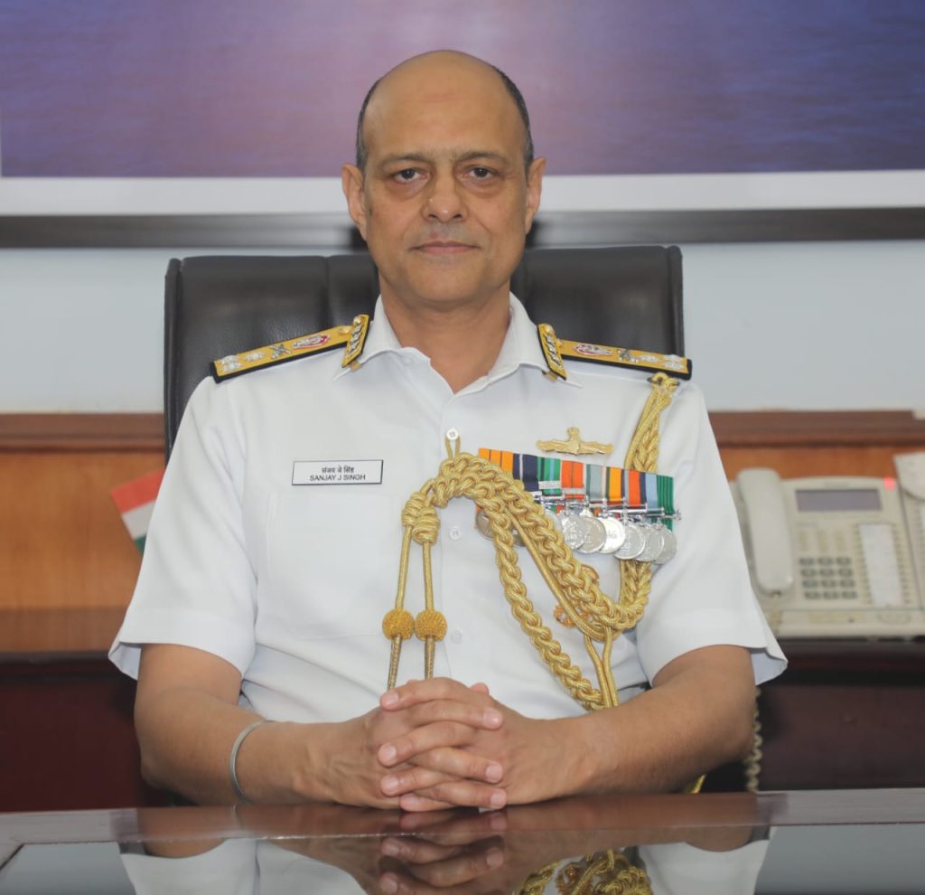 Vice Admiral Sanjay Jasjit Singh assumes charge as Vice Chief of the Naval Staff