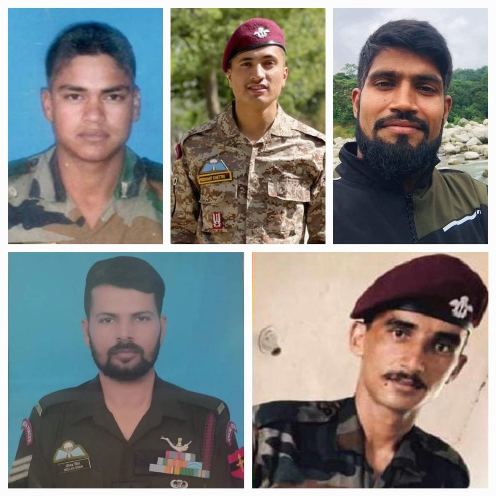 5 PARA SF Commandos Killed in Encounter with Terrorist in Rajouri