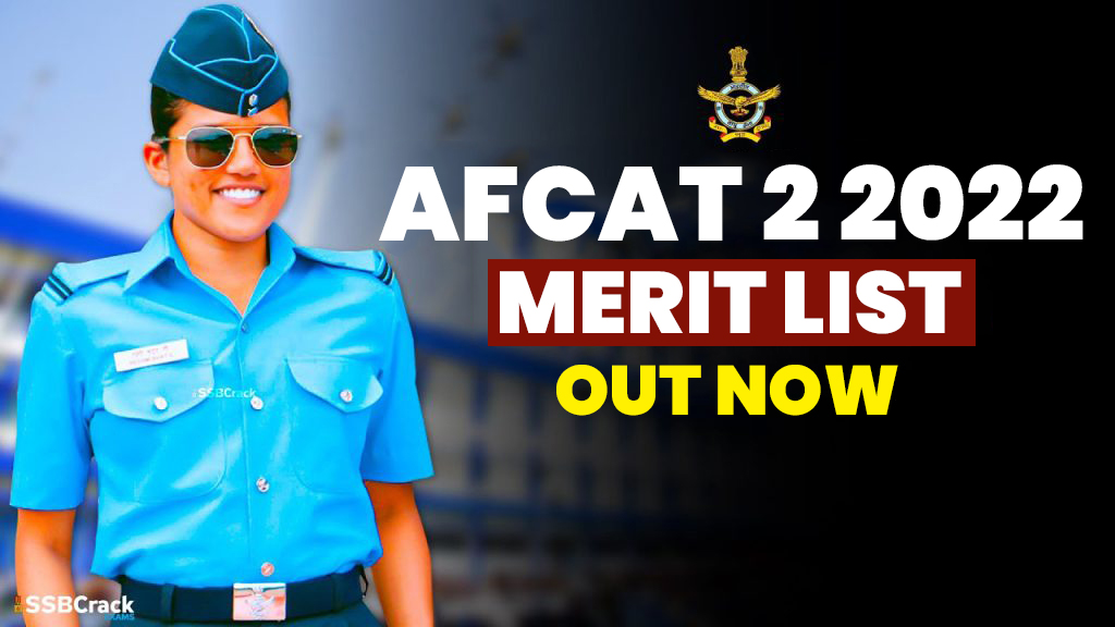 AFCAT 2 2022 Merit List Out Now – 302 Candidates Recommended July 2023 Course