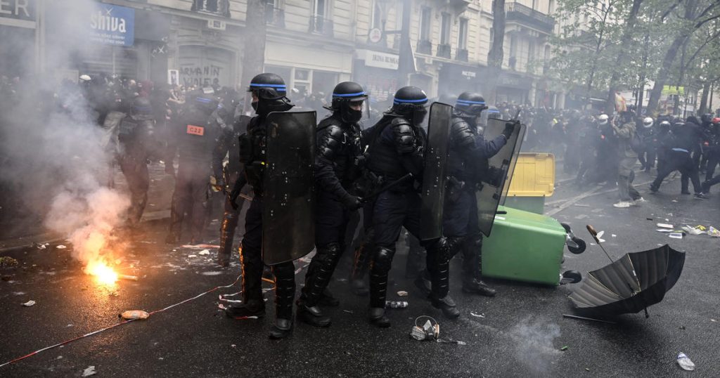 Clashes In France Against Pension Reforms By Macron Govt