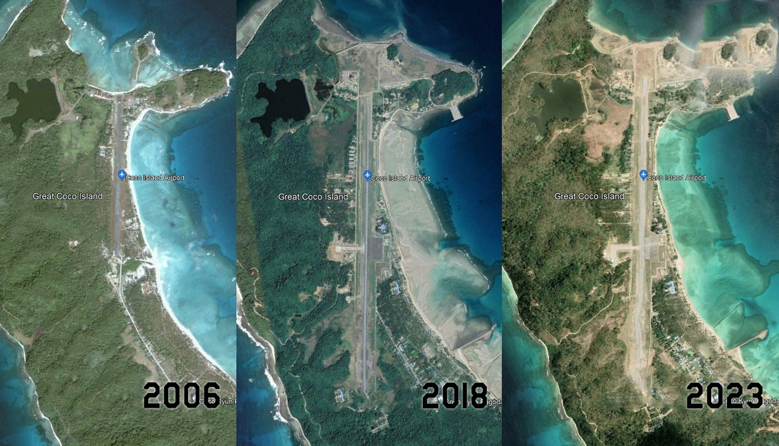 Indian Navy MQ9 Reaper Drone Conducts Surveillance Over Coco Islands