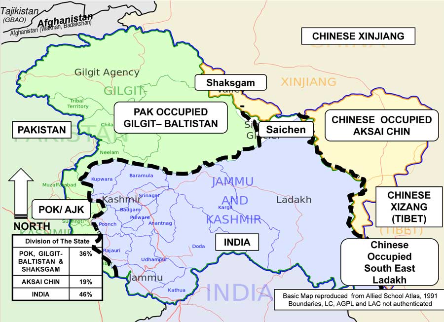 Jammu Kashmir Map