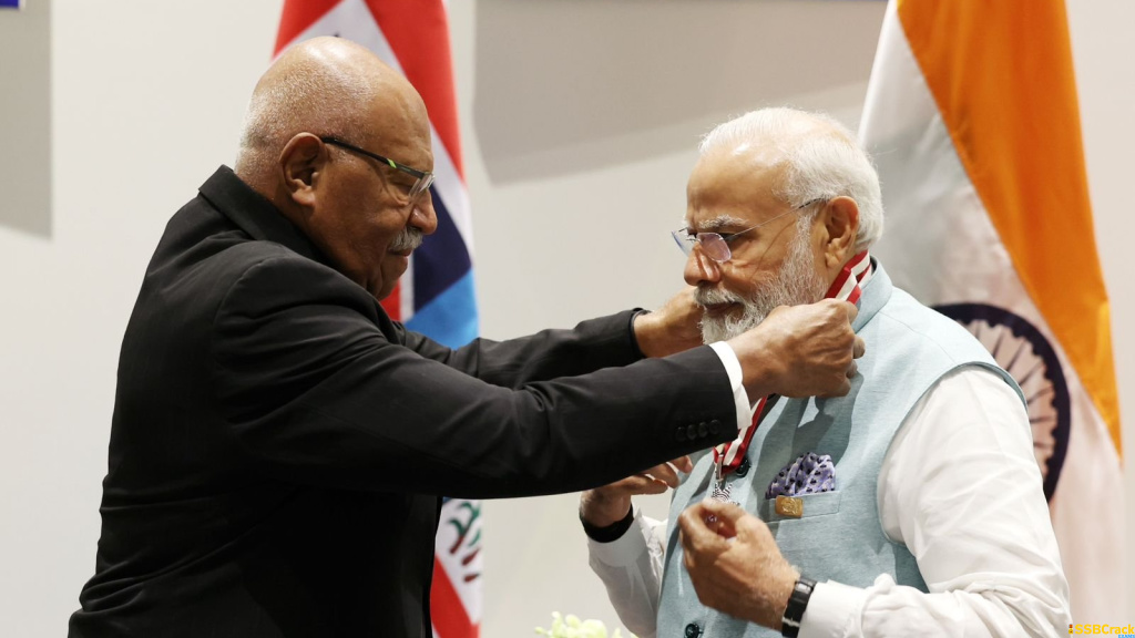 Papua New Guinea Fiji Confers Highest Civilian Award to PM Narendra Modi
