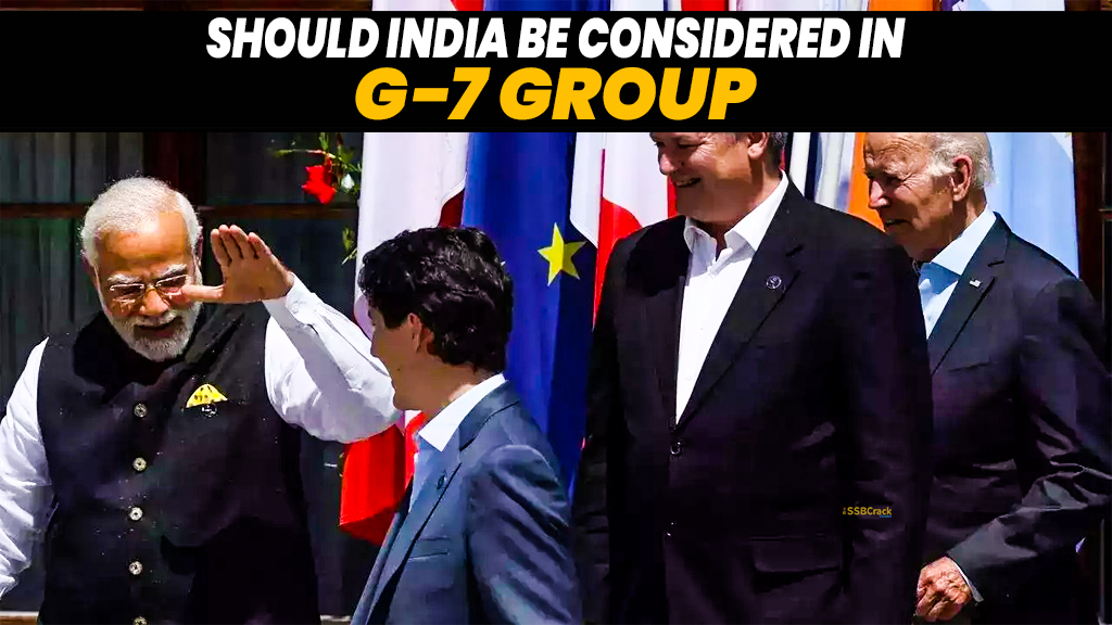 Should India be Considered in the G 7 group if it is invited to G 7 Everytime