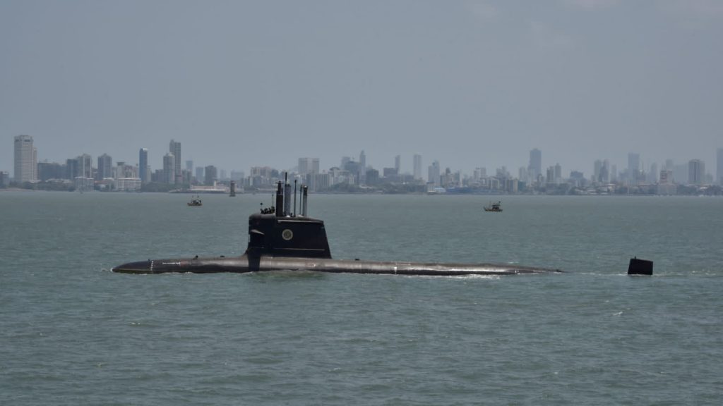 Sixth Scorpene Submarine Vagsheer Successfully Completed First Sea Sortie 1