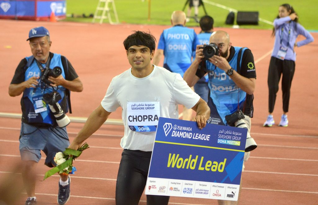 Subedar Neeraj Chopra Clinches Gold at Doha Diamond League 1