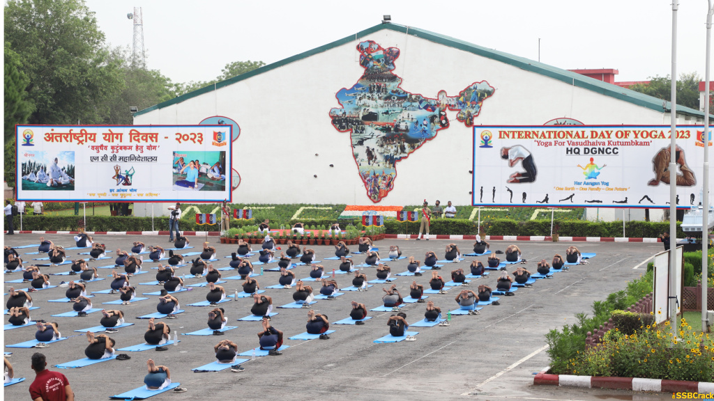 11 Lakh NCC Cadets Across India Perform Yoga on International Day of Yoga 2023 2