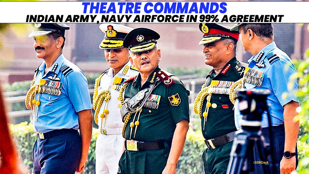 Theatre Commands Indian Army Navy Air Force in 99 Agreement on Proposed Structure 1