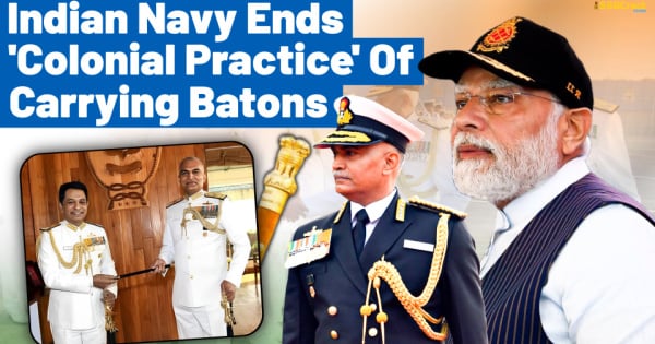 Indian Navy Ends Colonial Practice Of Carrying Baton