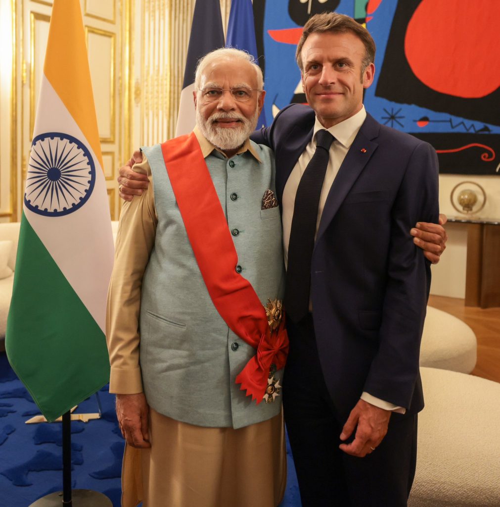 PM Modi Awarded Frances Highest Civilian Award Grand Cross of the Legion of Honour 2