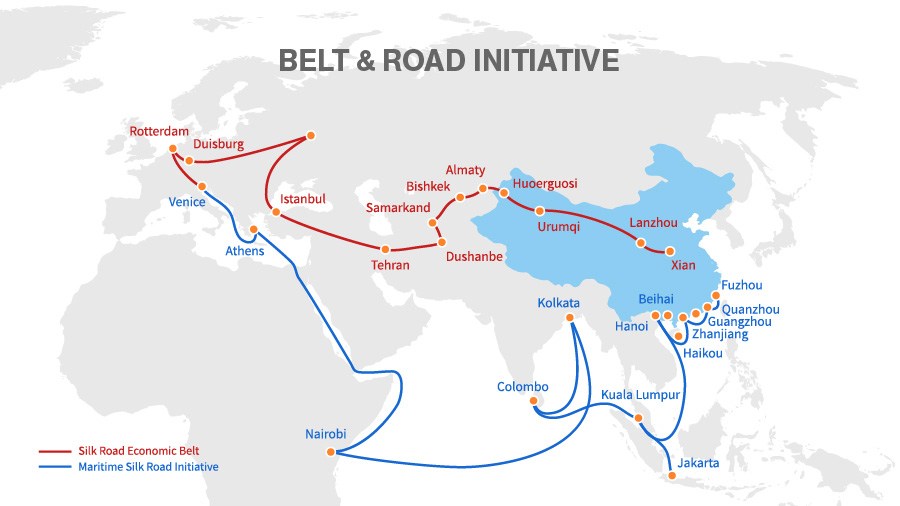 Belt and shop road initiative explained