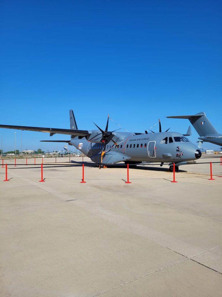 Indian Air Force Receives First C 295 MW Transport Aircraft 3