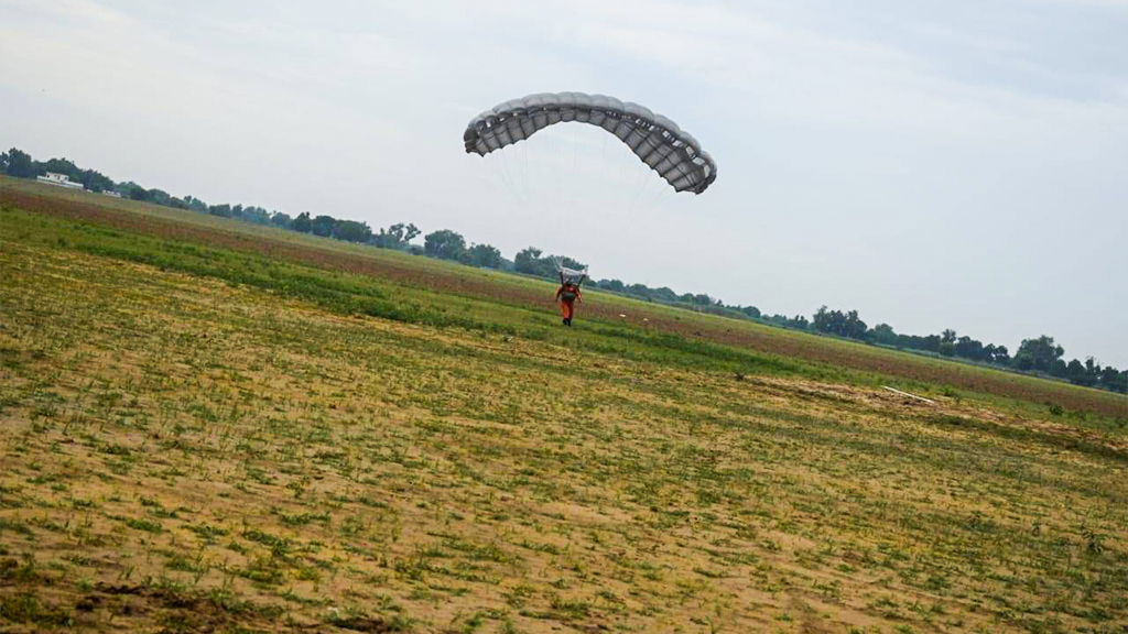 Indigenously Developed Military Combat Parachute System
