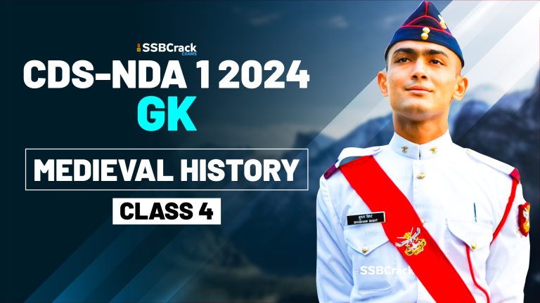 NDA CDS 1 2024 GK Medieval History Class 4