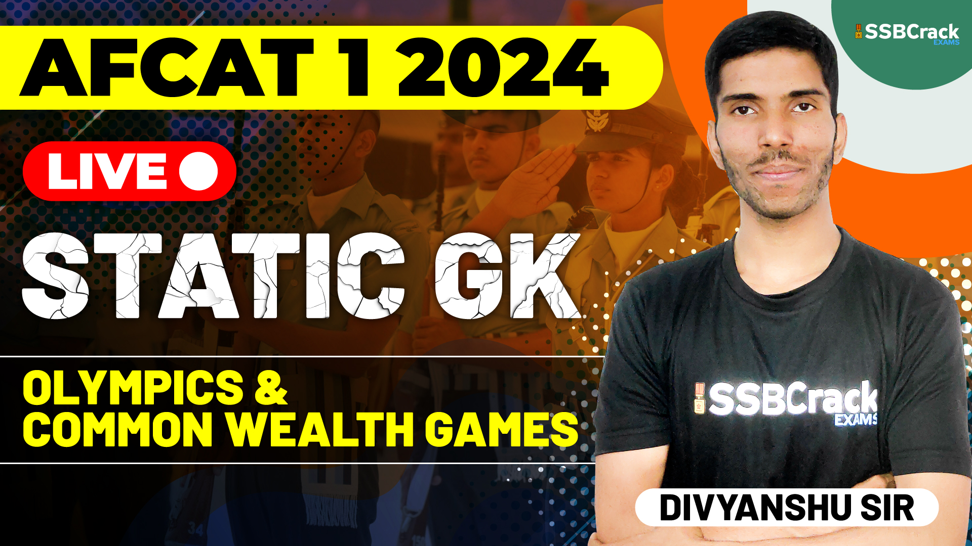 AFCAT 1 2024 Static GK Olympics Common Wealth Games