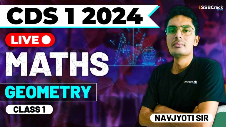 CDS 1 2024 MATHS Geometry Class 1