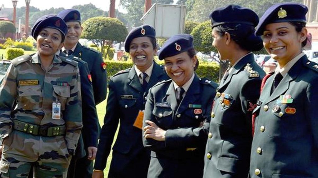 Eligibility criteria for females to join Indian Army after 12th grade-cadets