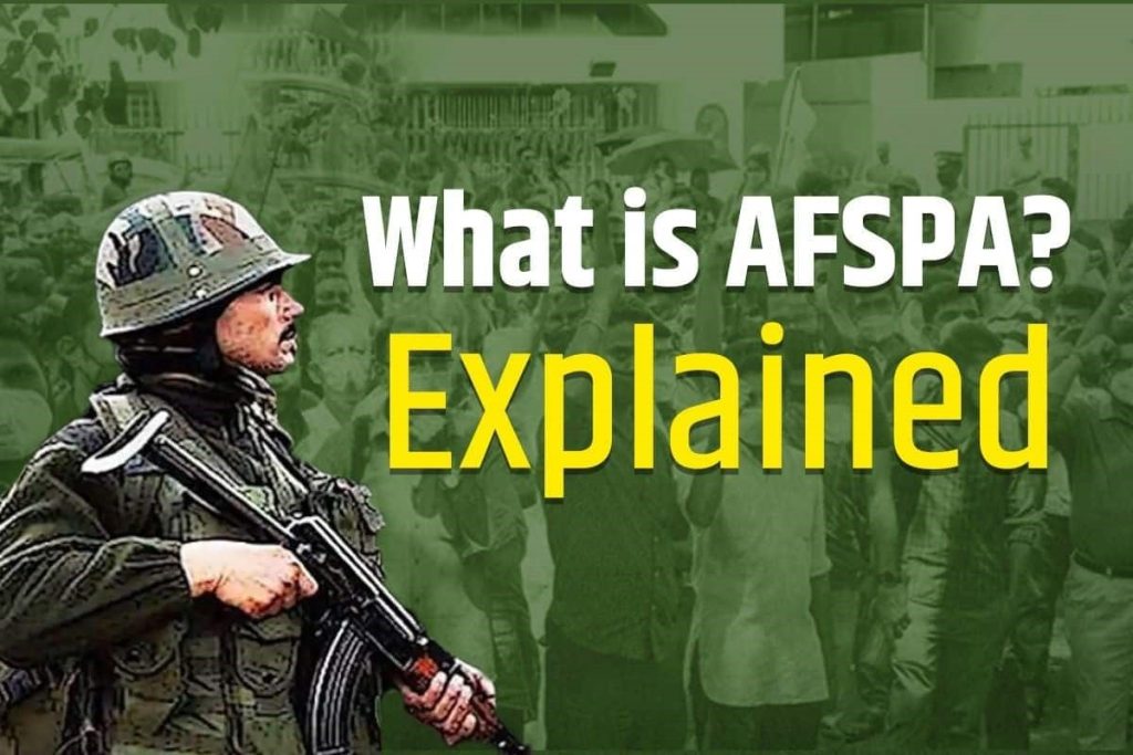 Full Form of AFSPA