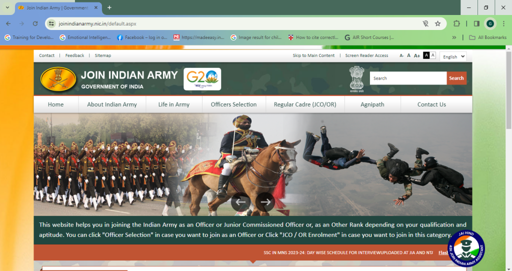 Indian Army Agniveer Syllabus 2024 Website