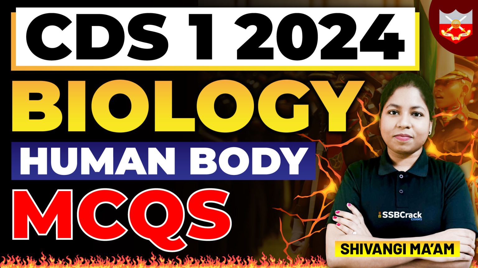 Cds Top Mcqs Human Body Biology Lecture