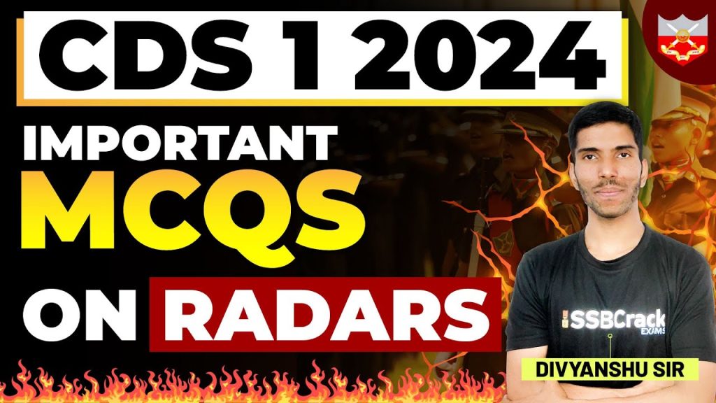 CDS 1 2024 Top 20 MCQs On Radars