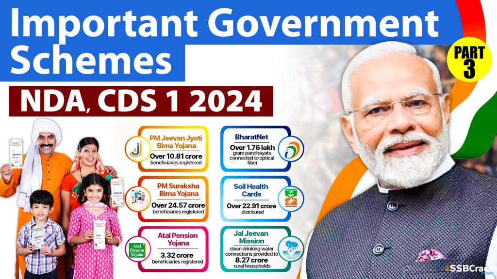 Important Government Schemes NDA CDS 2024 Part 3