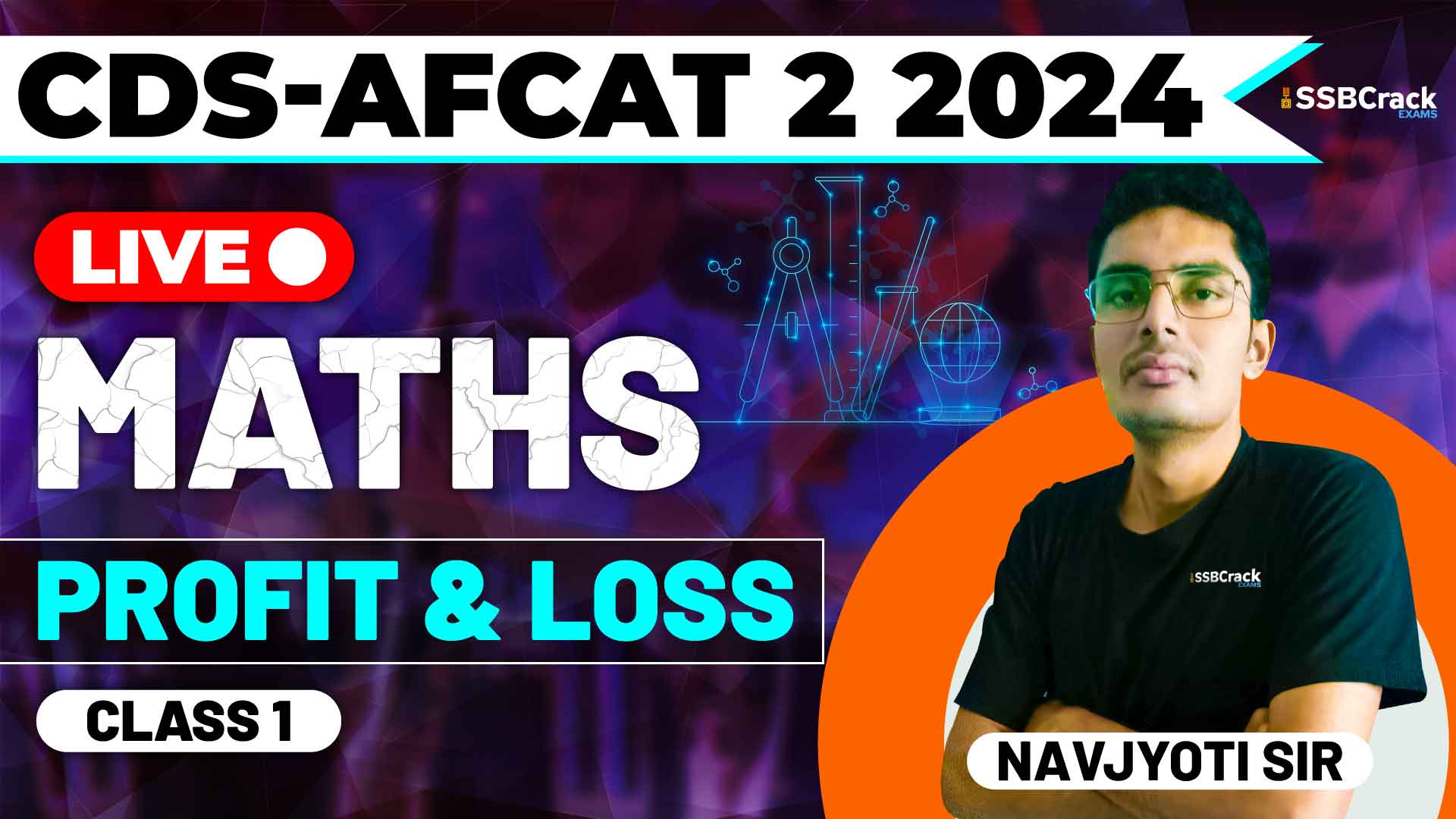CDS AFCAT 2 2024 MATHS Profit Loss Class 1