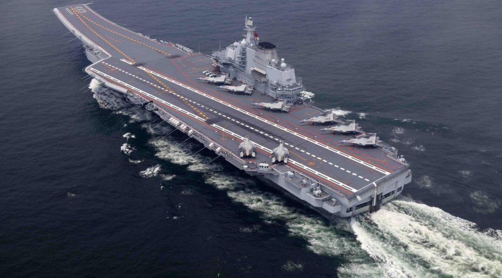 Liaoning aircraft carrier, China