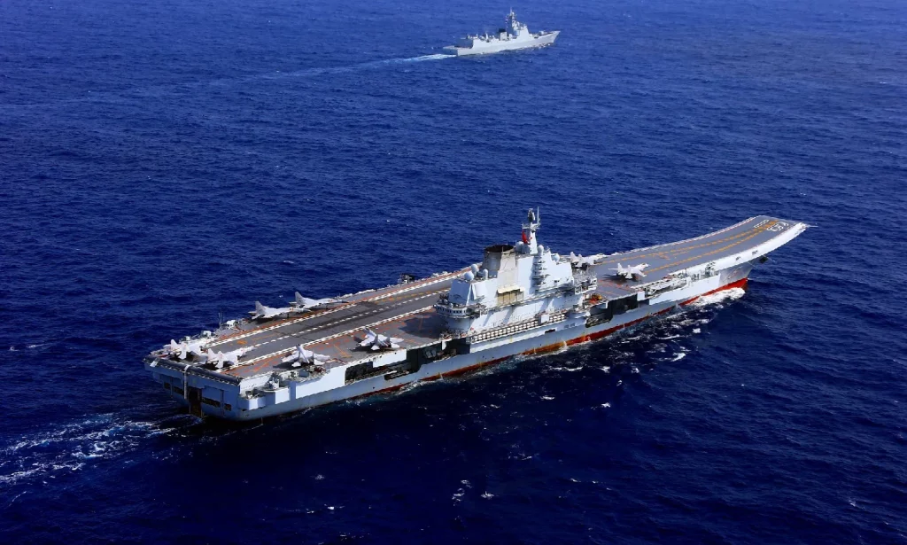Shandong aircraft carrier, China