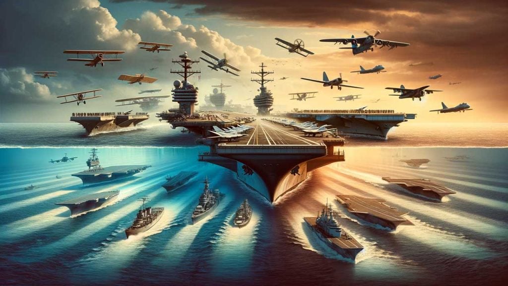 The Technological Evolution of Aircraft Carriers