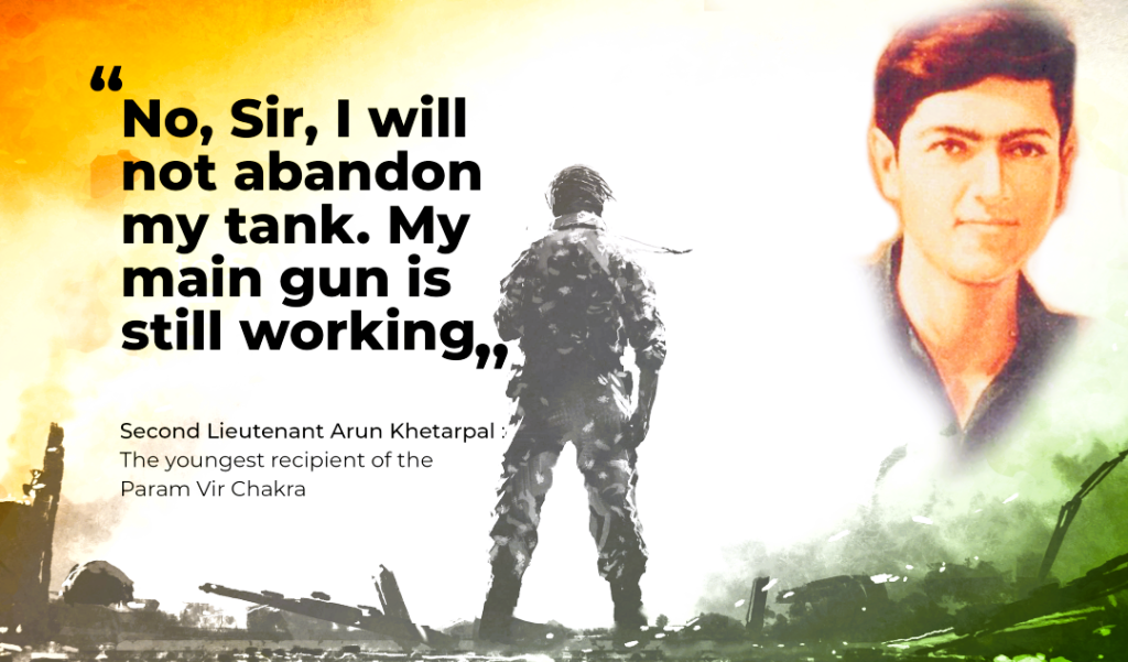 Brave Soldiers Of Indian Army Second Lieutenant Arun Khetarpal