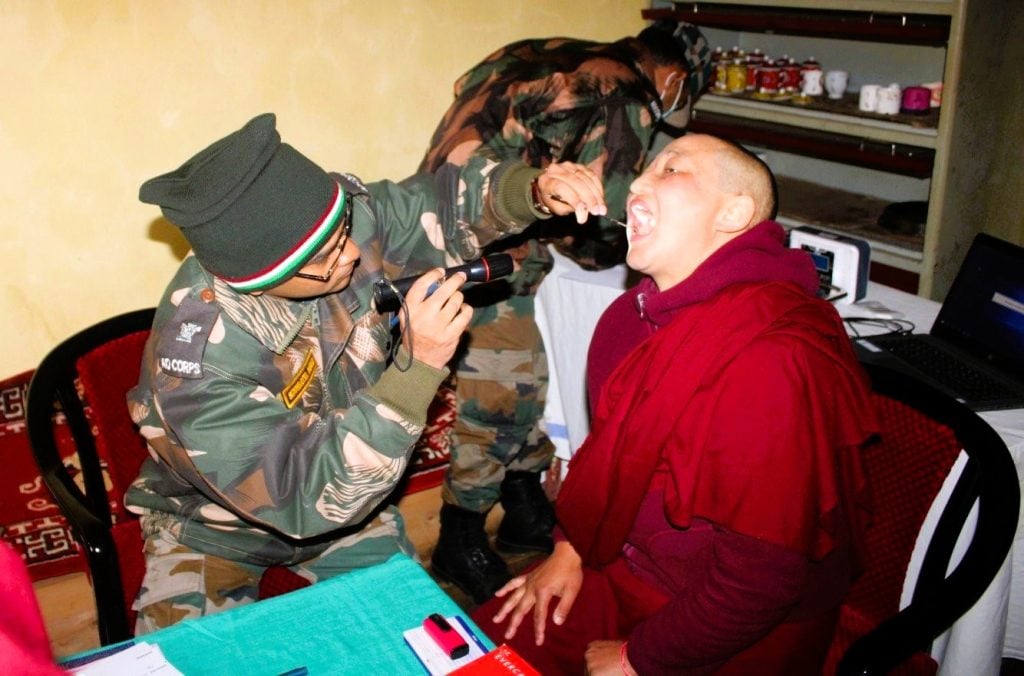 Dental Points in Indian Armed Forces check up