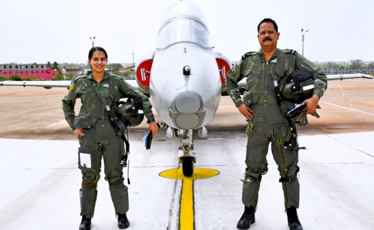 Indian Air Force Airmen Father & Daughter duo