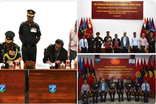 Indian Army Signs MoU for 'Next Generation Wireless Technologies MOU Army_th