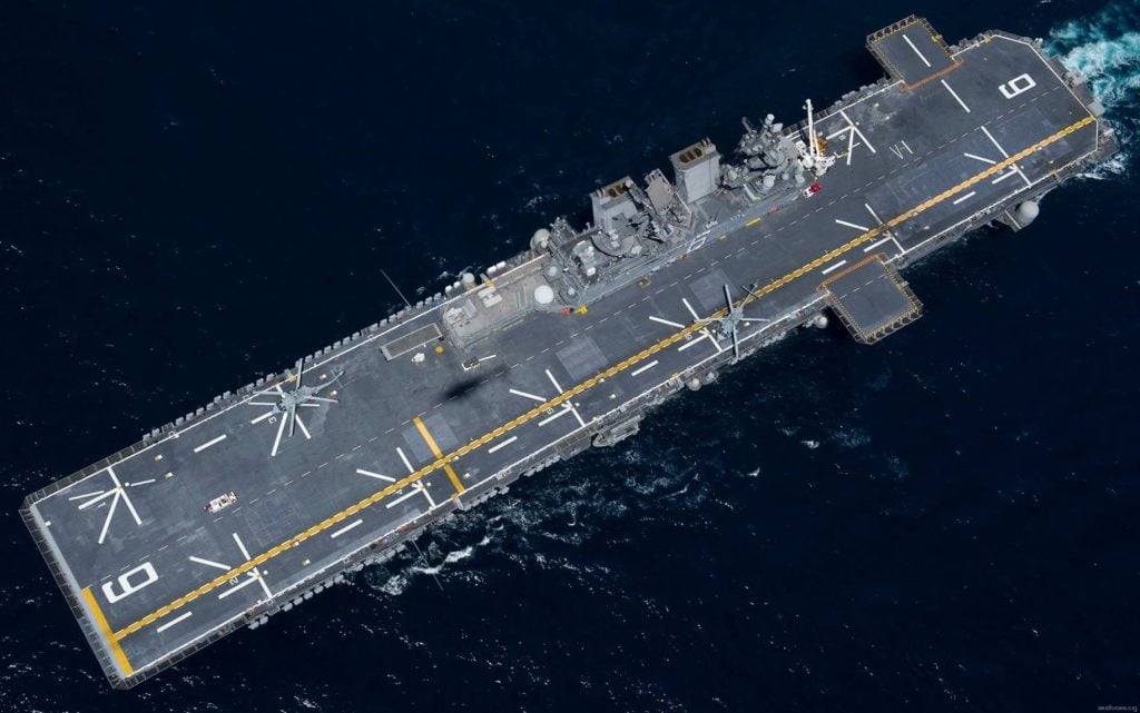 Largest Warships In The World America-Class Amphibious Assault Ship