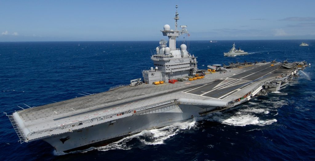 Largest Warships In The World Charles de Gaulle-Class Aircraft Carrier