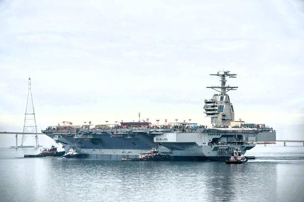 Largest Warships In The World Ford-Class Aircraft Carrier