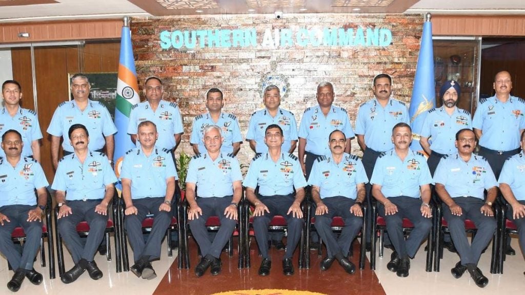 All 7 Commands of the Indian Air Force and Headquarters Central Air Command (CAC)