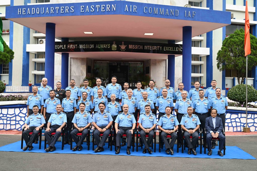 All 7 Commands of the Indian Air Force and Headquarters Eastern Air Command (EAC)