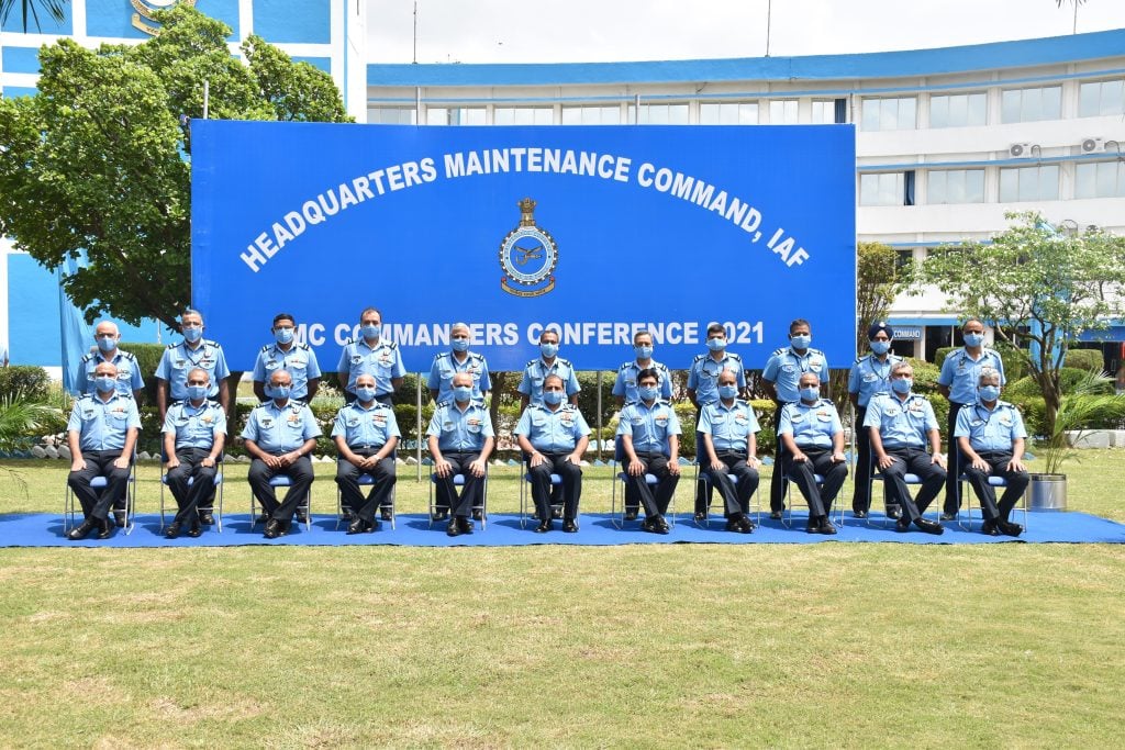 All 7 Commands of the Indian Air Force and Headquarters Indian Air Force Maintenance Command (MC)