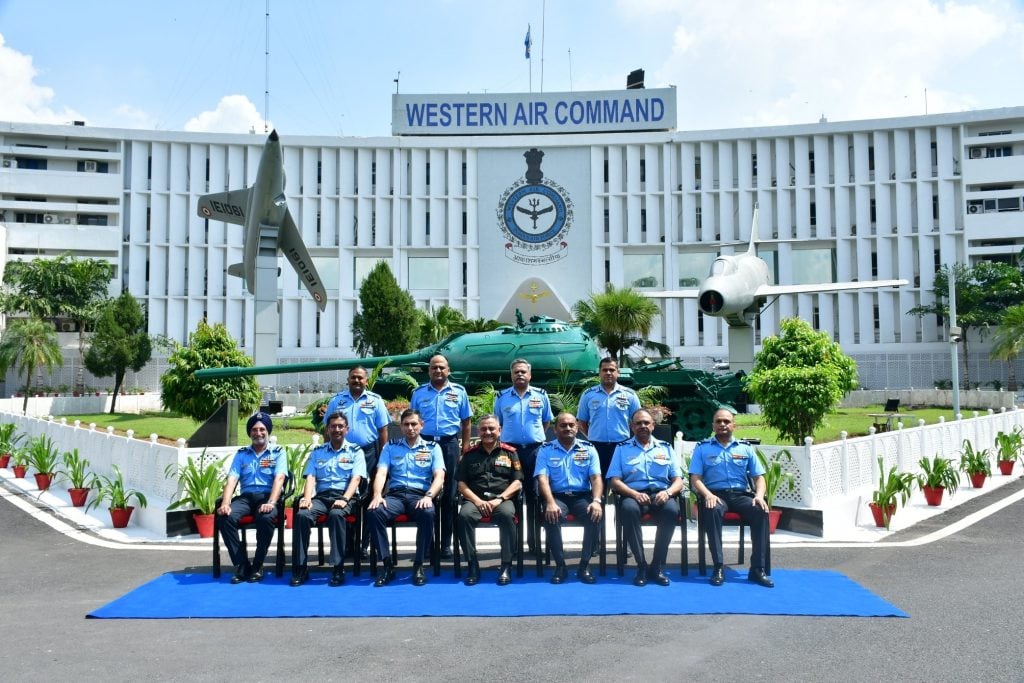 All 7 Commands of the Indian Air Force and Headquarters Western Air Command (WAC)