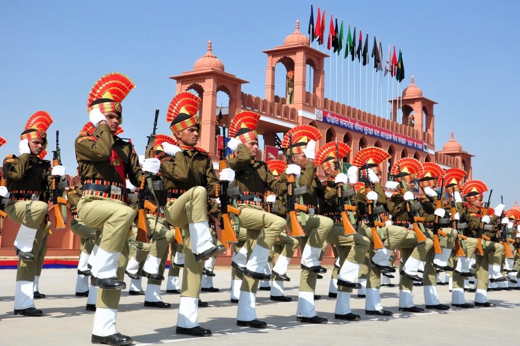 BSF Group B and C Recruitment parade