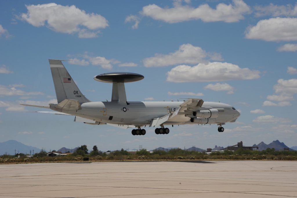 Best Electronic Warfare Aircraft from Cold War Times Boeing E-3 Sentry