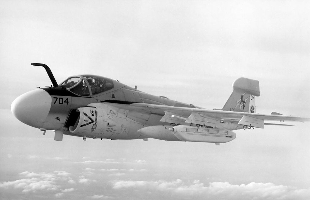 Best Electronic Warfare Aircraft from Cold War Times Grumman EA-6B Prowler