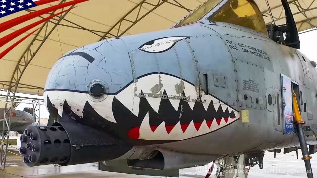 How the A-10 Warthog Transformed Into a 'Flying Tiger' Shark Teeth Design