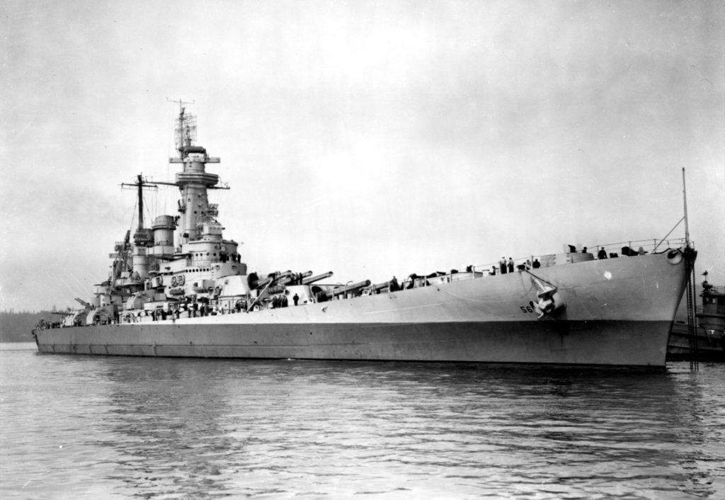 The Five Most Famous Battleships Ever USS Washington