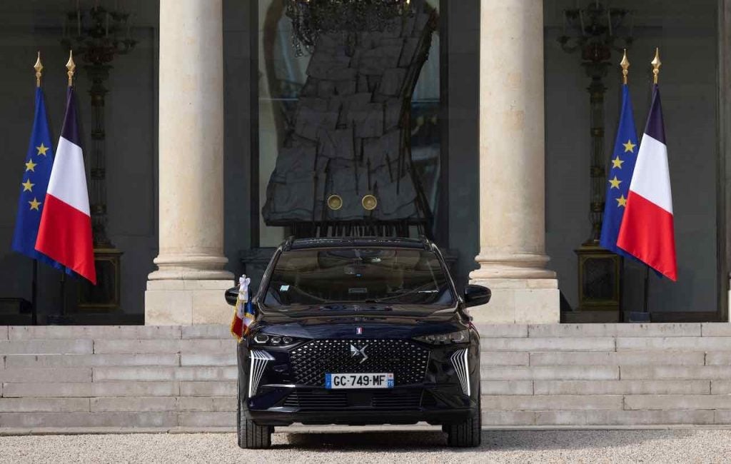 Top 11 Safest Cars Used by World Leaders France's DS 7 Crossback Élysée